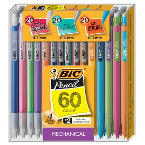 60 Assorted pencils