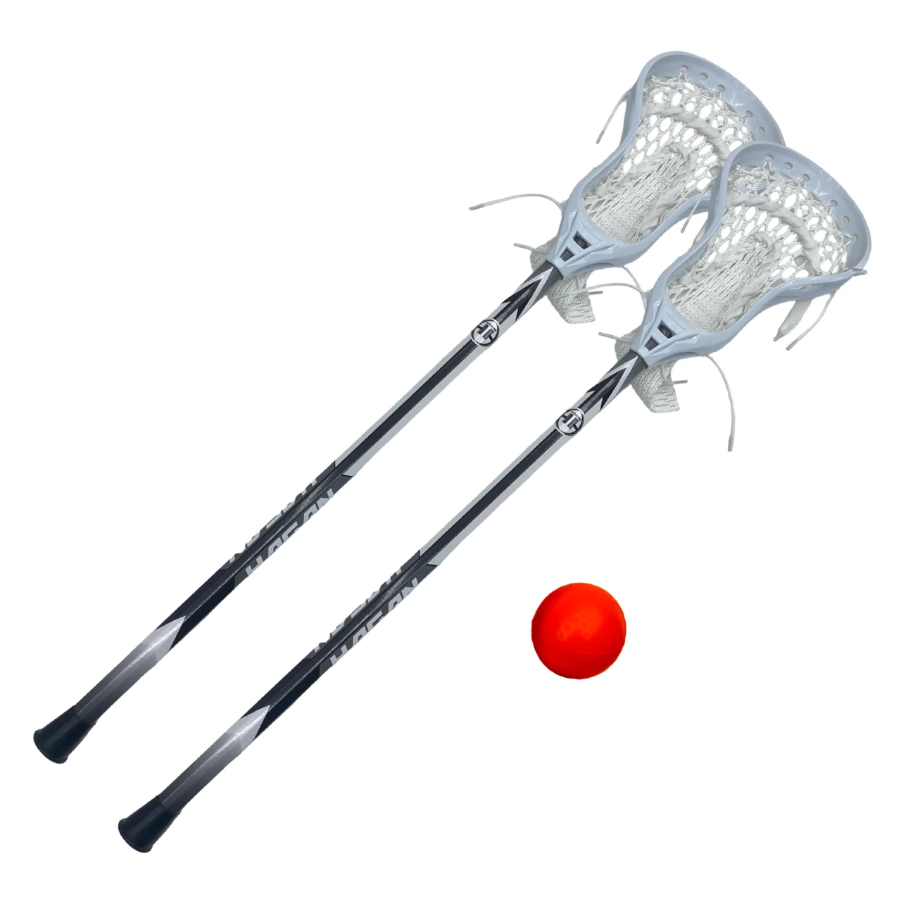 2 mini lacrosse sticks